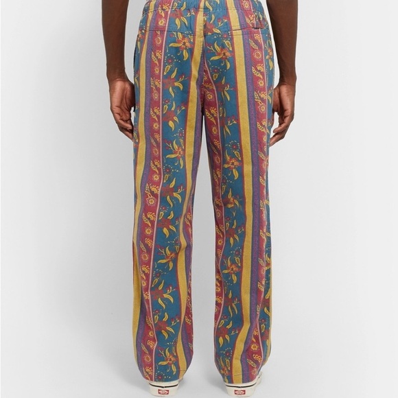 Stüssy Fleur Stripe Beach Pants || Size Small - Picture 11 of 11